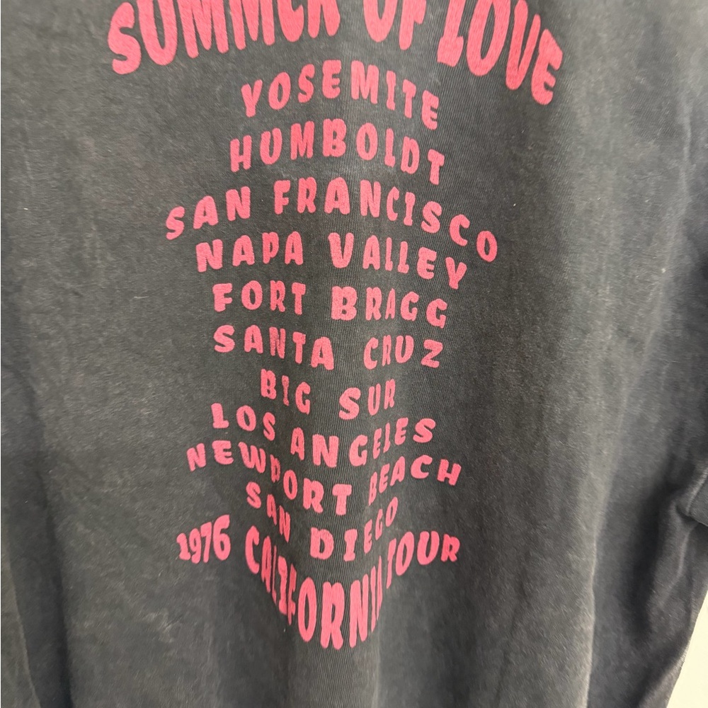 Fifth Sun Black California Tour Fringe Tee - Picture 9 of 12